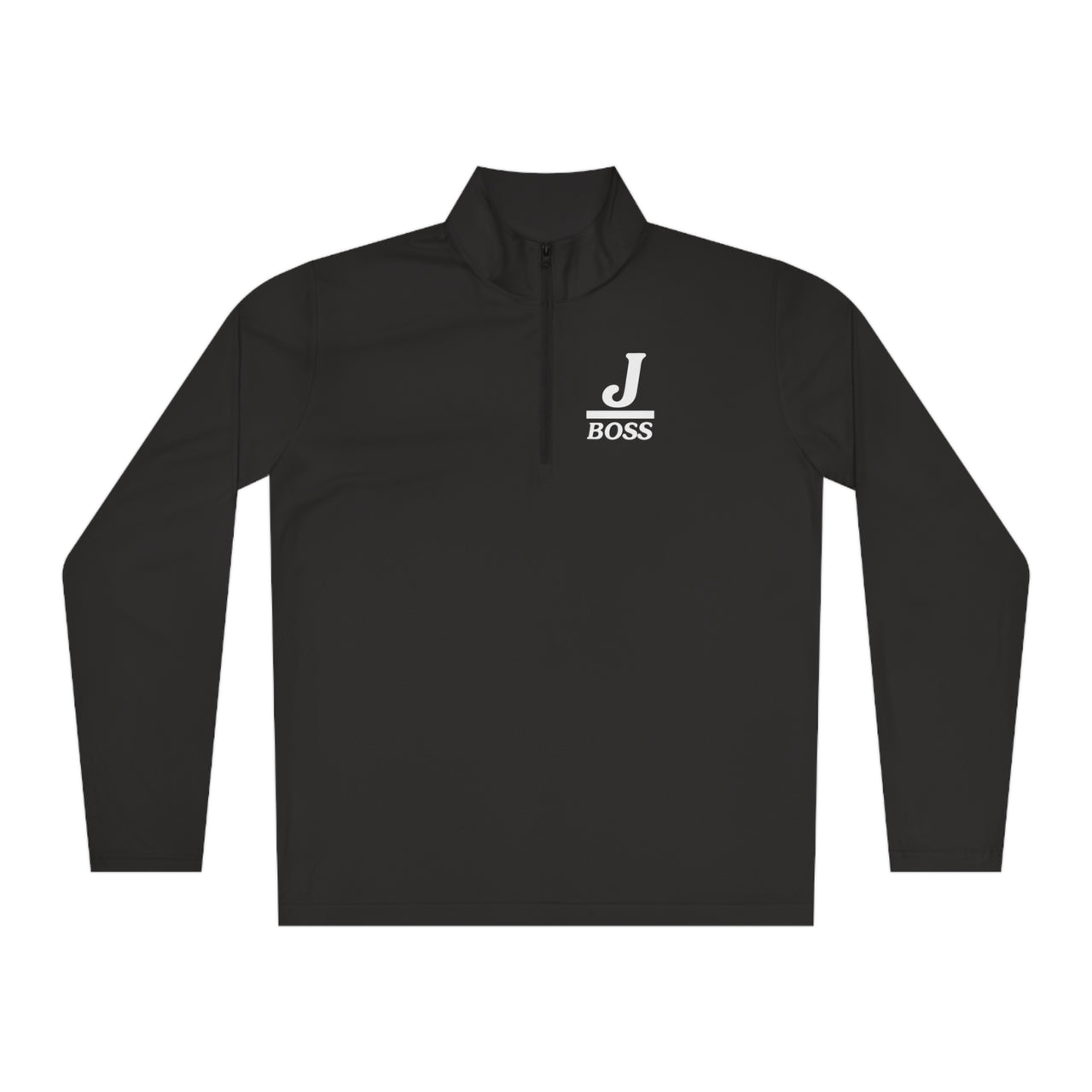 JBoss- Unisex Quarter-Zip Pullover- Black