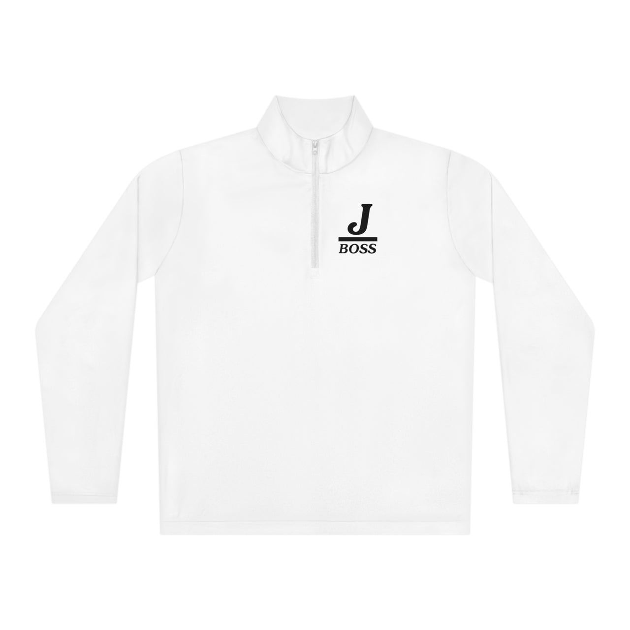 JBoss- Unisex Quarter-Zip Pullover- White