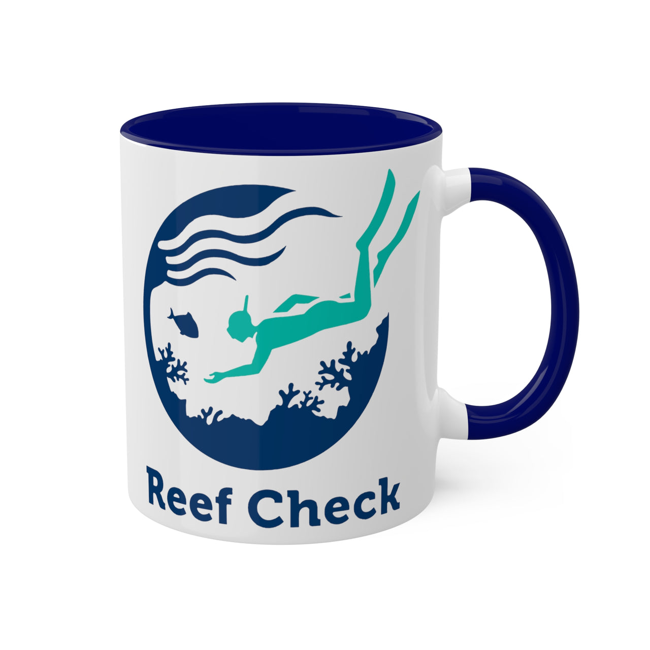 Reef Check- Ceramic Mug, 11oz
