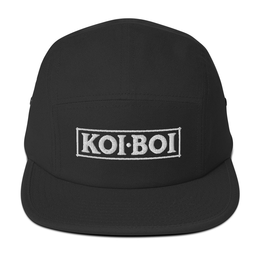 KoiBoi- Text Logo- Five Panel Cap