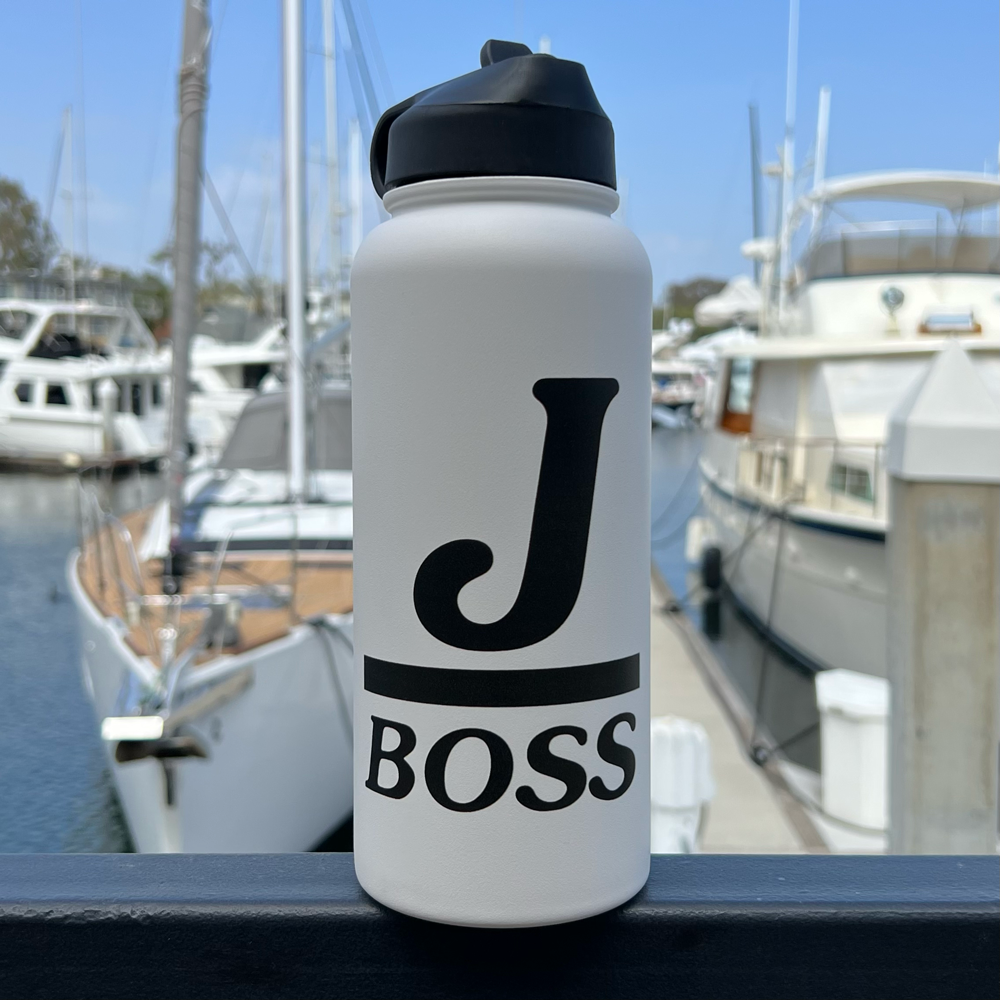 JBoss- Stainless Steel Water Bottle, Standard Lid (3 Sizes)
