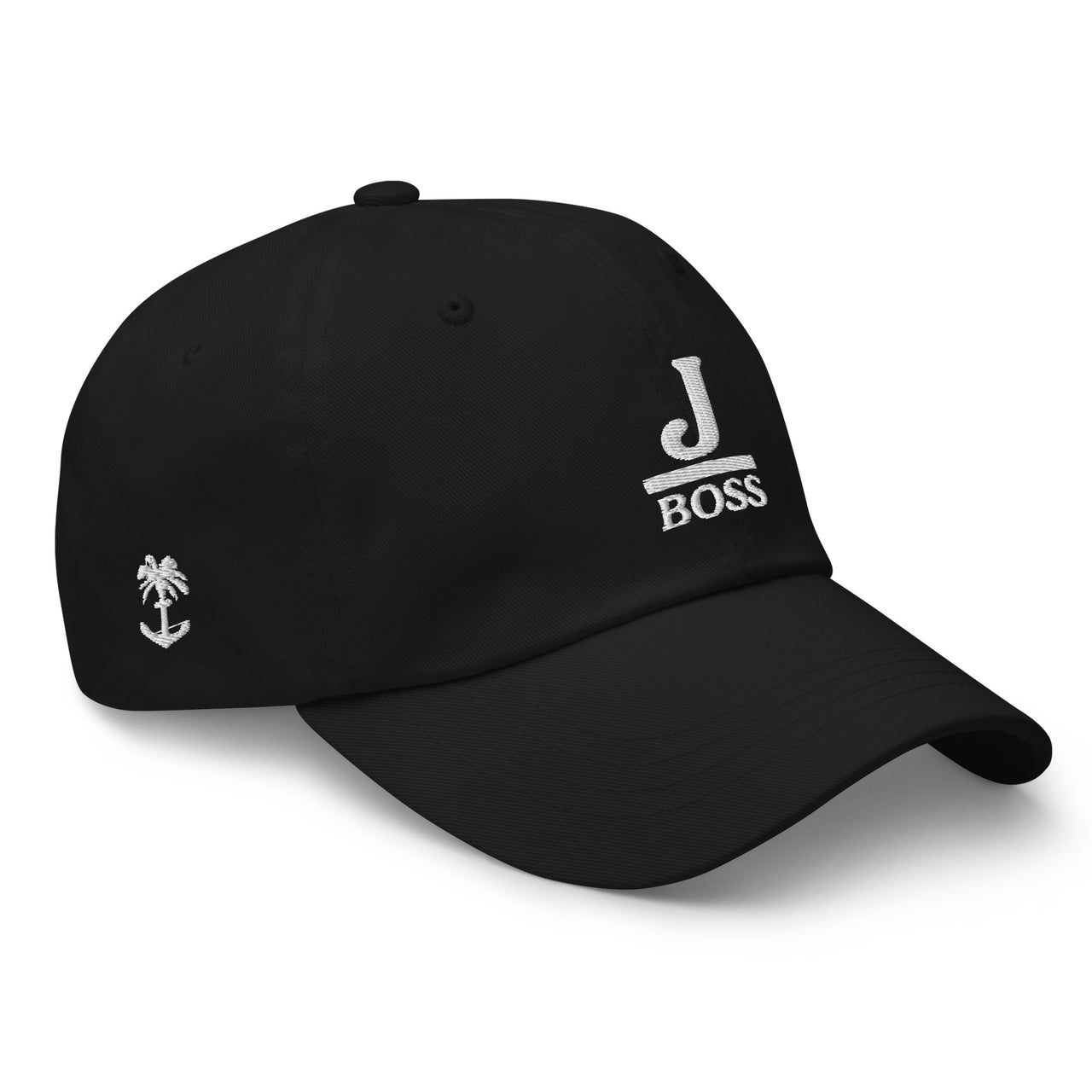JBoss- Embroidered Cotton Crew Hat- Black