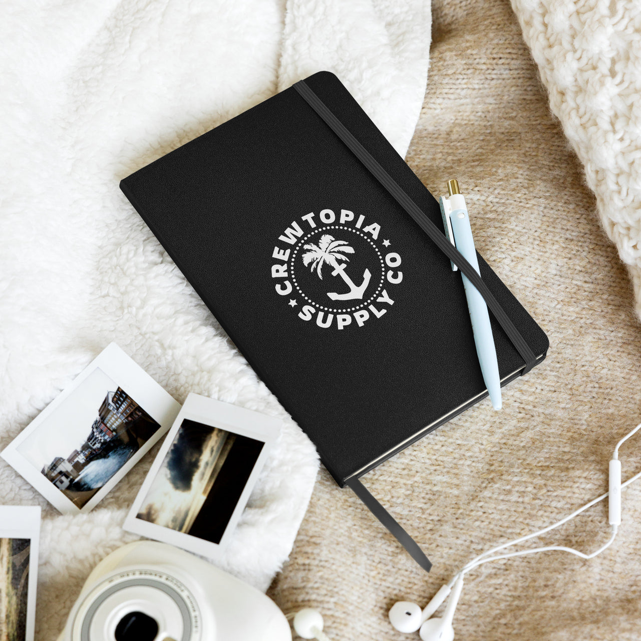 Crewtopia Supply Co.- Hardcover bound notebook