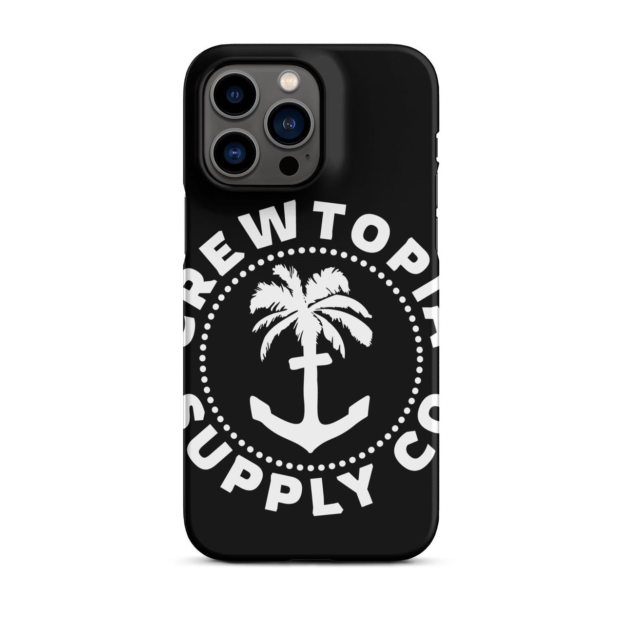 Crewtopia- Round Logo- Snap case for iPhone®