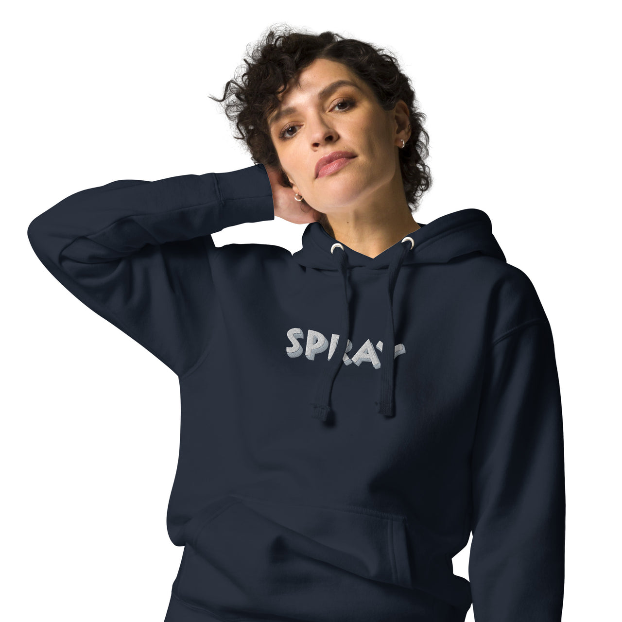 SPRAY- Unisex Hoodie- Navy Blue