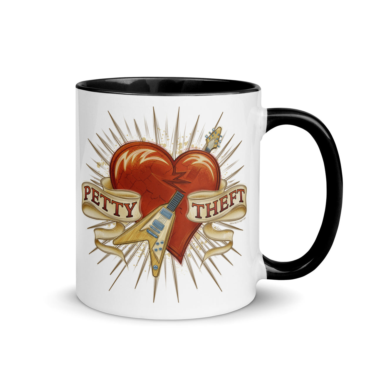 Petty Theft- Mug with Black Inside