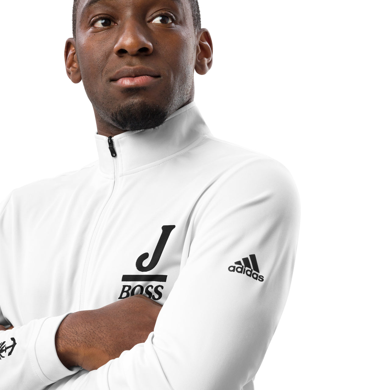 JBoss- Premium EMBROIDERED Quarter zip pullover (Adidas)
